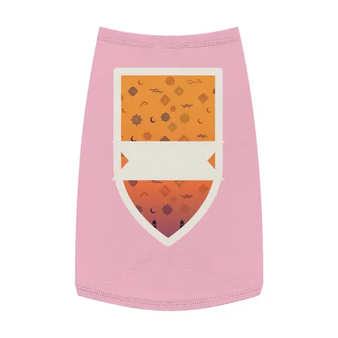 Faith Flag Mosque Sunset Silhouette Pet Tank Top — front view