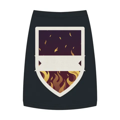 Faith Flag Pentecostal Fire Pet Tank Top — front view