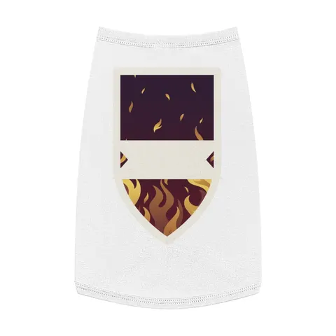 Faith Flag Pentecostal Fire Pet Tank Top — front view