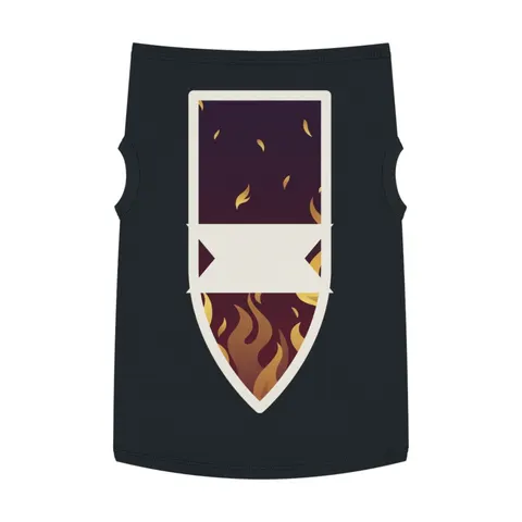 Faith Flag Pentecostal Fire Pet Tank Top — front view