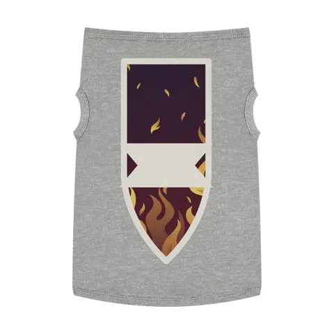 Faith Flag Pentecostal Fire Pet Tank Top — front view