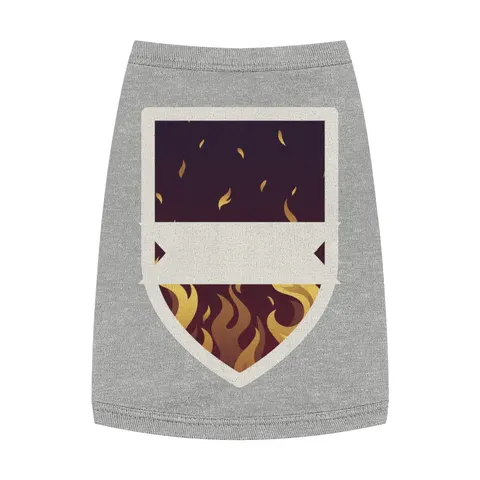 Faith Flag Pentecostal Fire Pet Tank Top — front view
