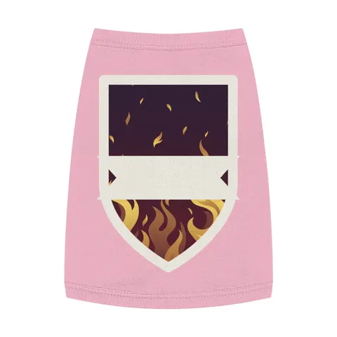 Faith Flag Pentecostal Fire Pet Tank Top — front view