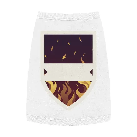 Faith Flag Pentecostal Fire Pet Tank Top — front view