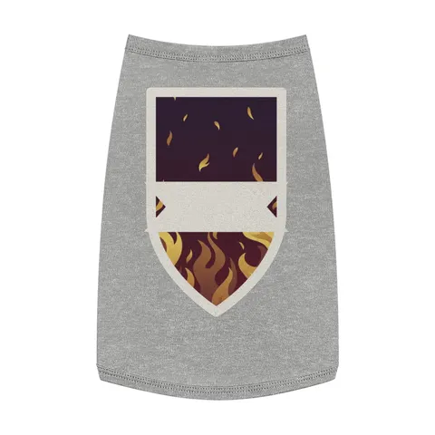 Faith Flag Pentecostal Fire Pet Tank Top — front view