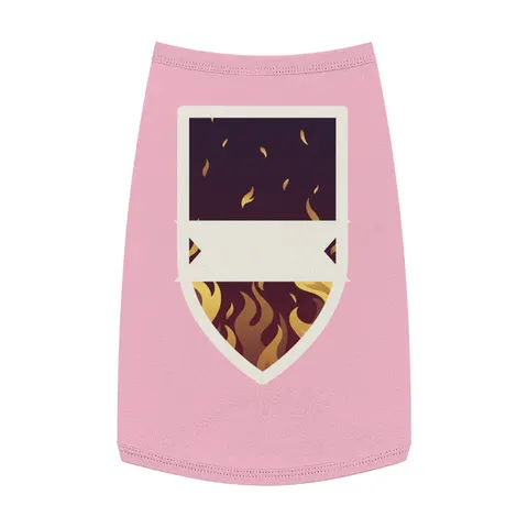 Faith Flag Pentecostal Fire Pet Tank Top — front view