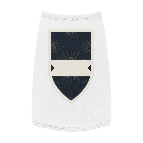 Faith Flag Praying Hands Silhouette Pet Tank Top — front view