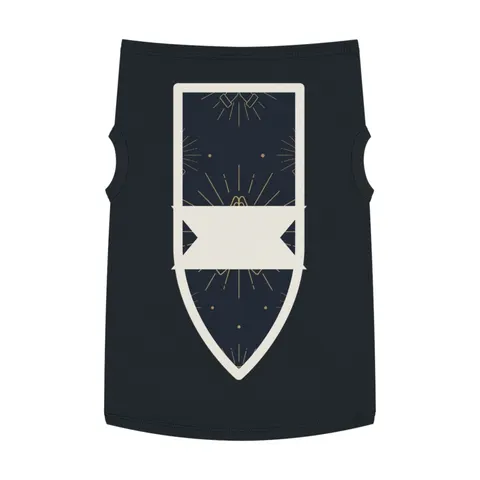 Faith Flag Praying Hands Silhouette Pet Tank Top — front view
