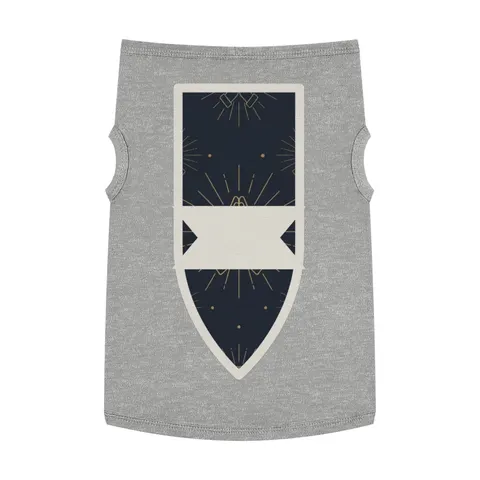 Faith Flag Praying Hands Silhouette Pet Tank Top — front view