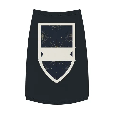 Faith Flag Praying Hands Silhouette Pet Tank Top — front view