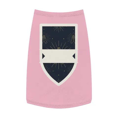 Faith Flag Praying Hands Silhouette Pet Tank Top — front view