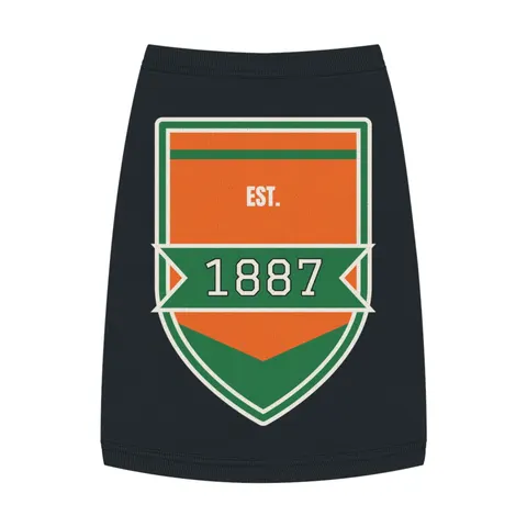 FAMU 1887 Orange & Green Energy Pet Tank Top — front view