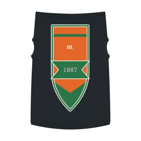 FAMU 1887 Orange & Green Energy Pet Tank Top — front view