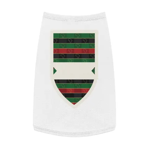 African Diaspora Continent Outline Pet Tank Top — front view