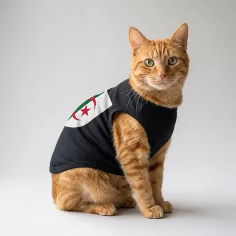 Algeria Green White Red Crescent Pet Tank Top
