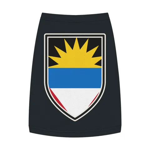 Antigua & Barbuda Rising Sun Pet Tank Top — front view