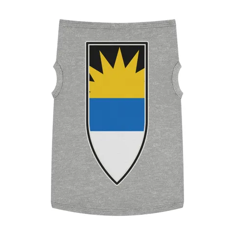 Antigua & Barbuda Rising Sun Pet Tank Top — front view