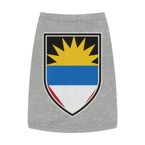 Antigua & Barbuda Rising Sun Pet Tank Top — front view