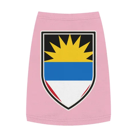 Antigua & Barbuda Rising Sun Pet Tank Top — front view