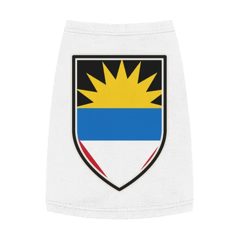 Antigua & Barbuda Rising Sun Pet Tank Top — front view