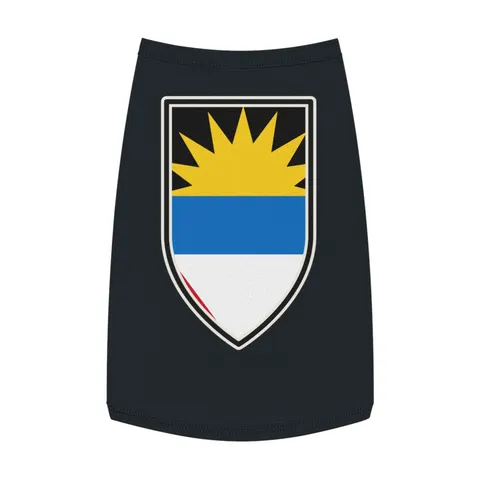Antigua & Barbuda Rising Sun Pet Tank Top — front view