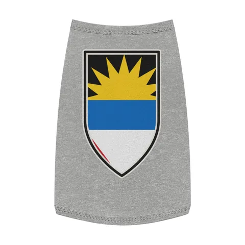 Antigua & Barbuda Rising Sun Pet Tank Top — front view