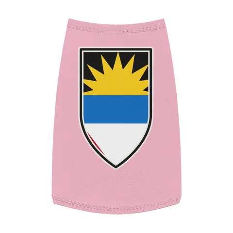 Antigua & Barbuda Rising Sun Pet Tank Top — front view