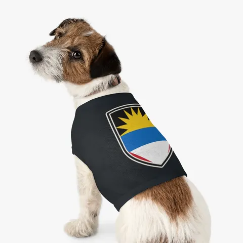 Antigua & Barbuda Rising Sun Pet Tank Top — other view