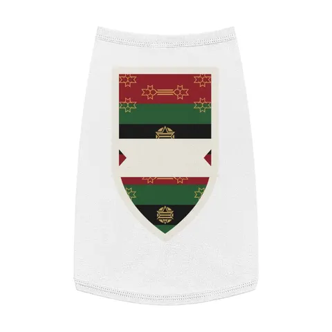 Black American Heritage Black American Heritage Flag Pet Tank Top — front view