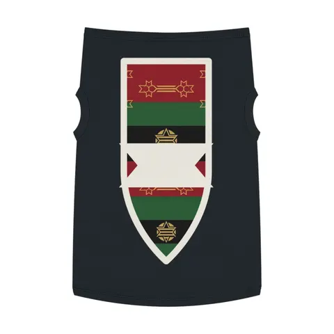 Black American Heritage Black American Heritage Flag Pet Tank Top — front view