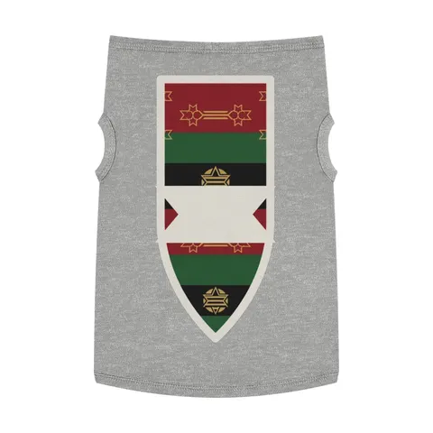 Black American Heritage Black American Heritage Flag Pet Tank Top — front view