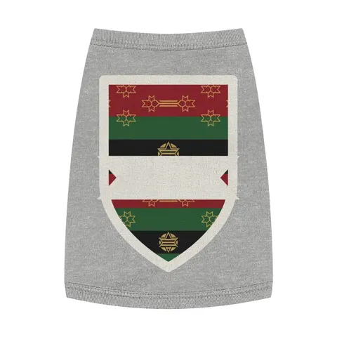 Black American Heritage Black American Heritage Flag Pet Tank Top — front view