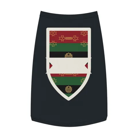 Black American Heritage Black American Heritage Flag Pet Tank Top — front view