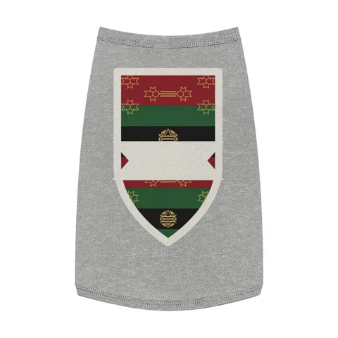 Black American Heritage Black American Heritage Flag Pet Tank Top — front view