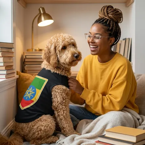 Ethiopia Green Yellow Red Pet Tank Top