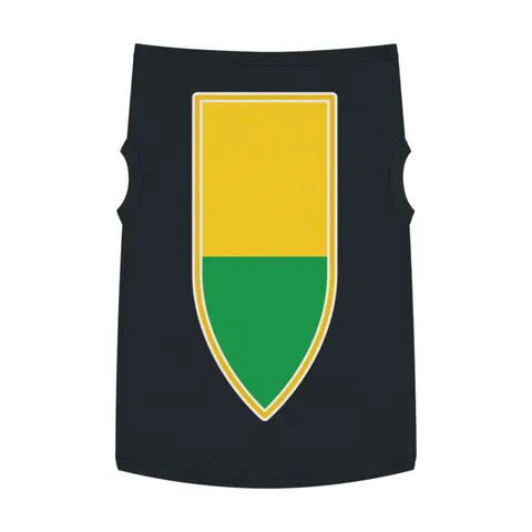 Guinea-Bissau Red Yellow Green Star Pet Tank Top — front view