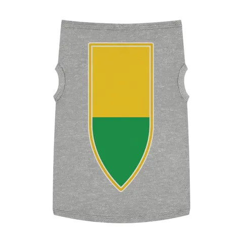 Guinea-Bissau Red Yellow Green Star Pet Tank Top — front view