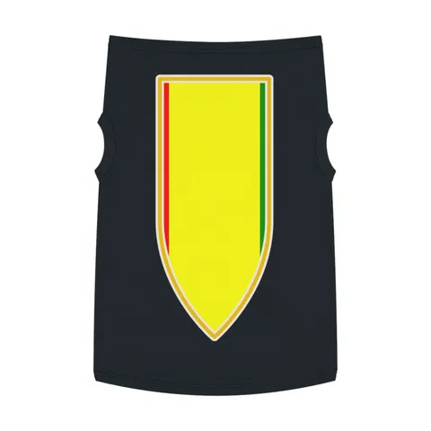Guinea Red Yellow Green Pet Tank Top — front view