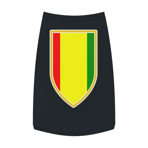 Guinea Red Yellow Green Pet Tank Top — front view