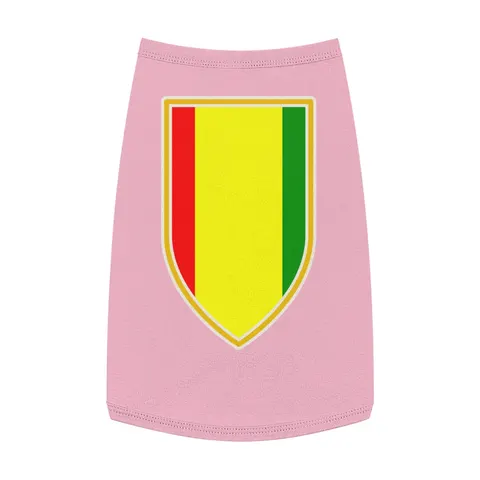 Guinea Red Yellow Green Pet Tank Top — front view