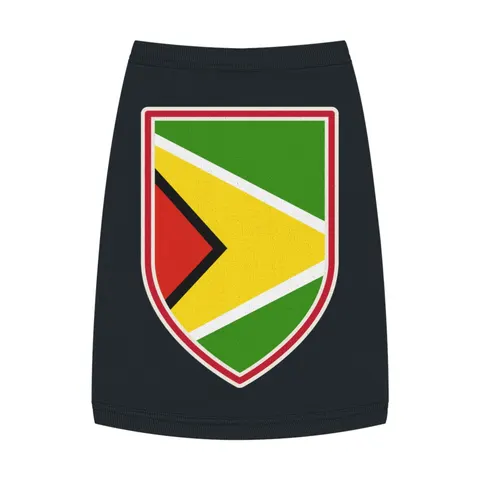 Guyana Arrowhead Design Pet Tank Top — front view