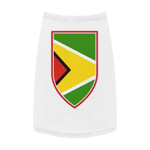 Guyana Arrowhead Design Pet Tank Top — front view
