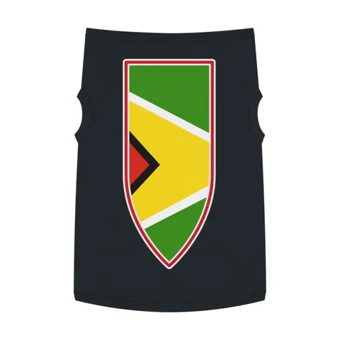 Guyana Arrowhead Design Pet Tank Top — front view