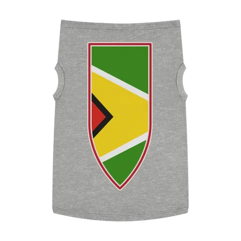 Guyana Arrowhead Design Pet Tank Top — front view