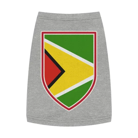Guyana Arrowhead Design Pet Tank Top — front view
