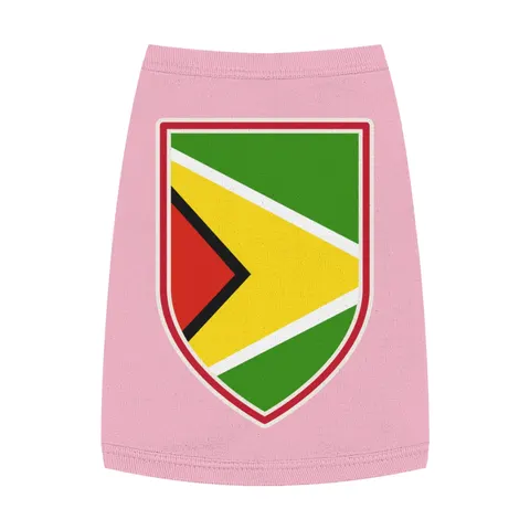 Guyana Arrowhead Design Pet Tank Top — front view