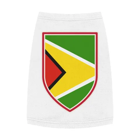 Guyana Arrowhead Design Pet Tank Top — front view