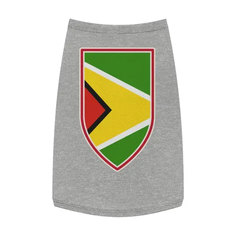 Guyana Arrowhead Design Pet Tank Top — front view