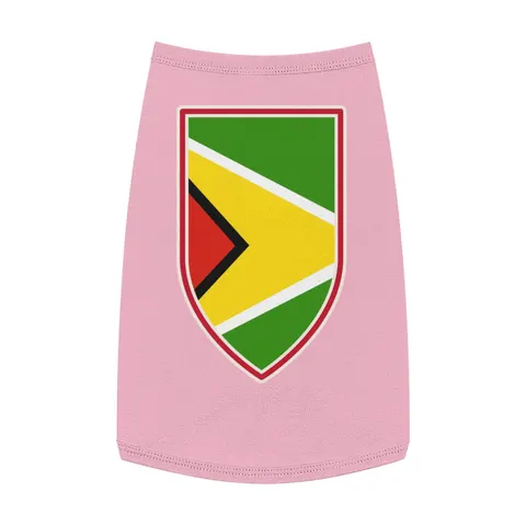 Guyana Arrowhead Design Pet Tank Top — front view