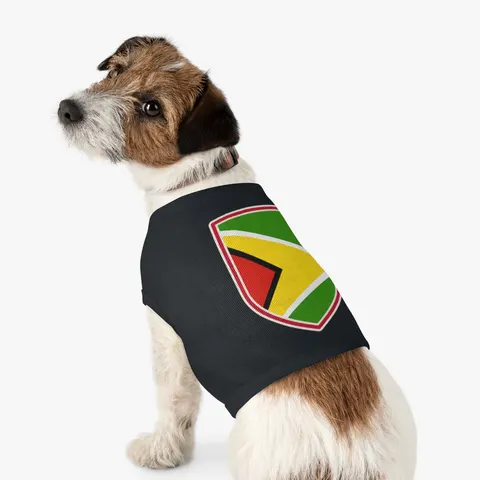 Guyana Arrowhead Design Pet Tank Top — other view